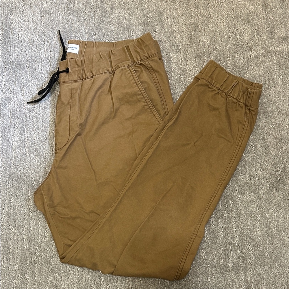 Men's Tan Jogger Pants